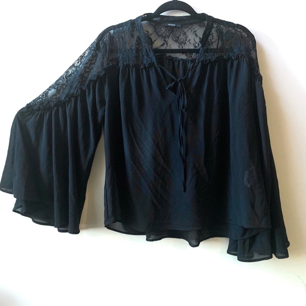 Black forever21 blouse